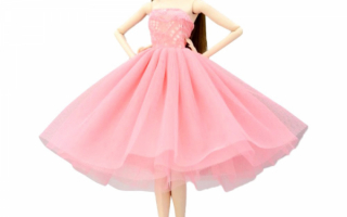 Кукла Барби в розовом бальном платье