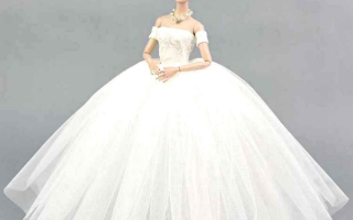 Кукла Барби невеста в пышном белом платье